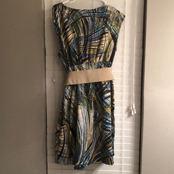 Corey P Casual Dress w/ belt, Size 8 - Picture 5 of 6